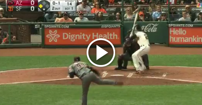 Giants' Buster Posey Drilled In Head By 94 MPH Fastball