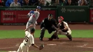 Watch: Dodgers' Cody Bellinger Smashes Homer Out Of AT&T Park