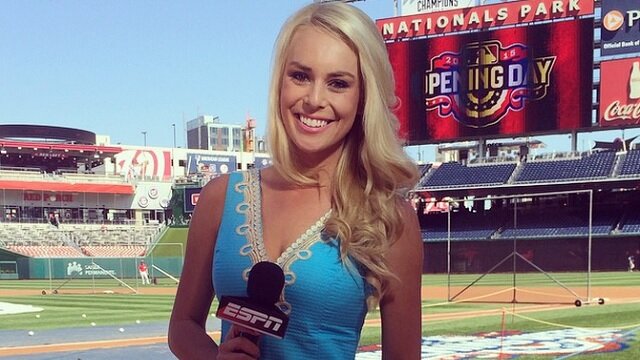 ESPN Reporter Britt McHenry is the Winner of MLB Opening Day