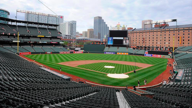 Baltimore Orioles Game Closed To The Public