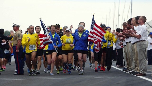 Boston Marathoners Finally Get to Finish the Race 