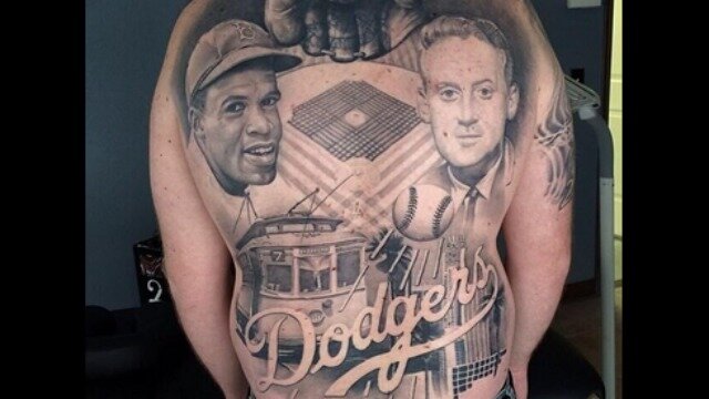 Dodgers back tat