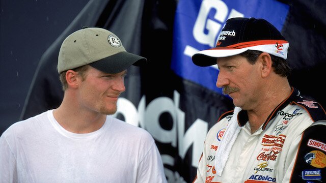 Dale and Dale Earnhardt Jr.