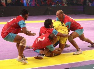 Jaipur Pink Panthers Telugu Titans Kabaddi