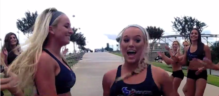Houston Texans Cheerleaders Bring You 'Dancing In The Rain' Edition For Freestyle Friday