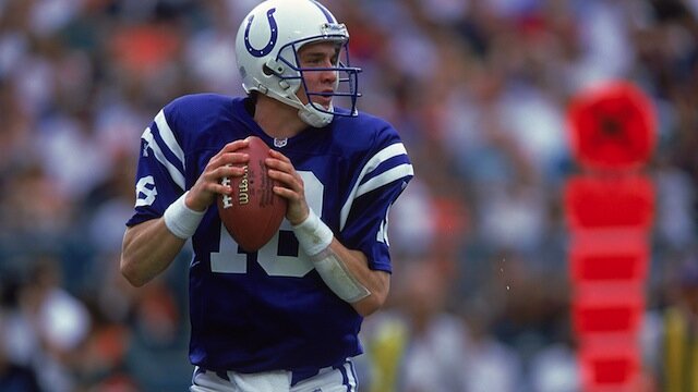 Peyton Manning and Mike Vanderjagt - Indianapolis Colts