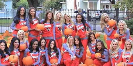 Houston Texans Cheerleaders Take Over Pumpkin Patch in Latest Freestyle Friday