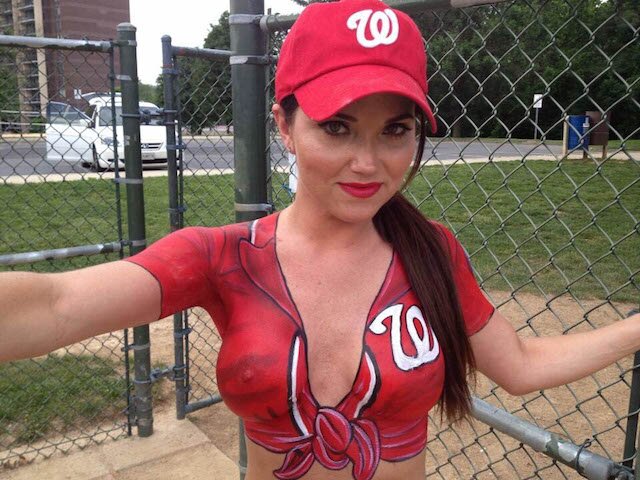 nationals body paint