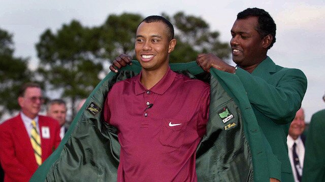 Tiger Woods Wins the 2001 Masters