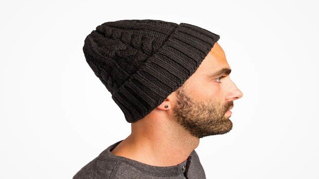 Bundle Up With This Wool Cable Beanie