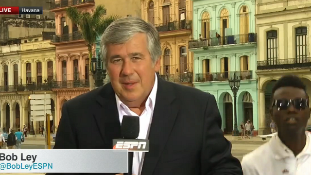 Watch A Live SportsCenter Segment Get Taken Over By A Protester In Cuba