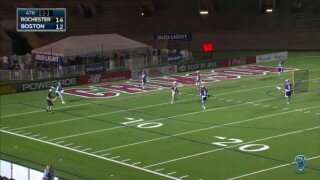 Watch Pro Lacrosse Player Score Epic Hail Mary Two-Pointer