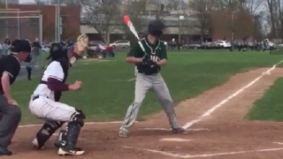 High School Baseball Player Calmly Allows Pitch To Hit Him In Head