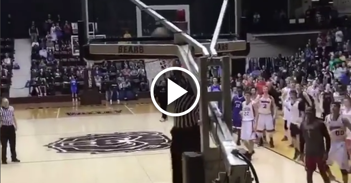 High School Basketball Referee Throws Down Sick Windmill Dunk