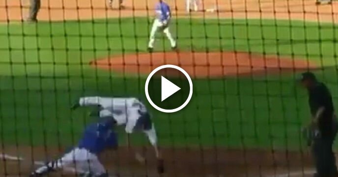 UCF Baseball Player Channels His Inner Chris Coghlan and Flies Over Catcher to Score Run