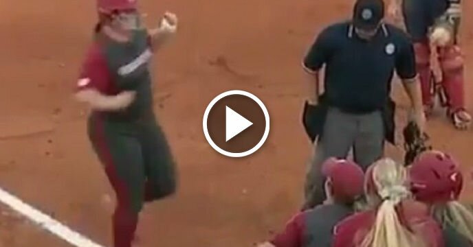 Alabama Softball Player Hits Game-Tying Home Run But Gets Tagged Out After Missing Home Plate