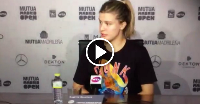 Genie Bouchard Gets Revenge By Defeating 'Cheater' Maria Sharapova At Madrid Open — Throws More Shade After Match