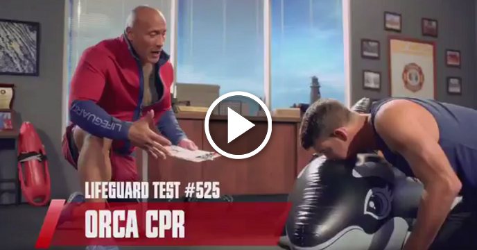 Dwayne 'The Rock' Johnson Recruits Michael Phelps In Hilarious 'Baywatch' Movie Commercial
