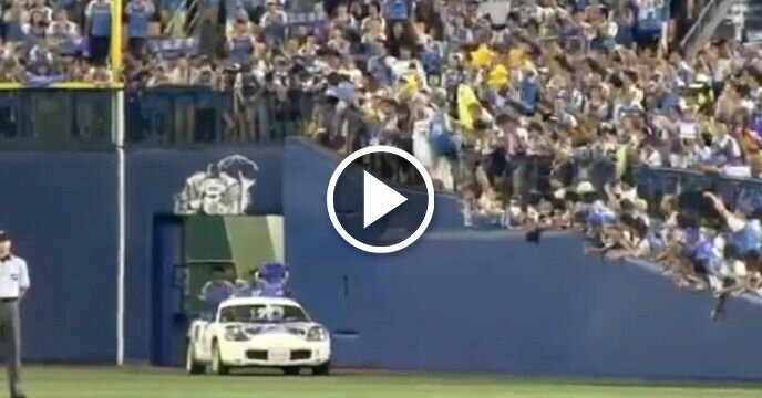 Closer in Japanese League Gets Driven to the Mound in a Sports Car