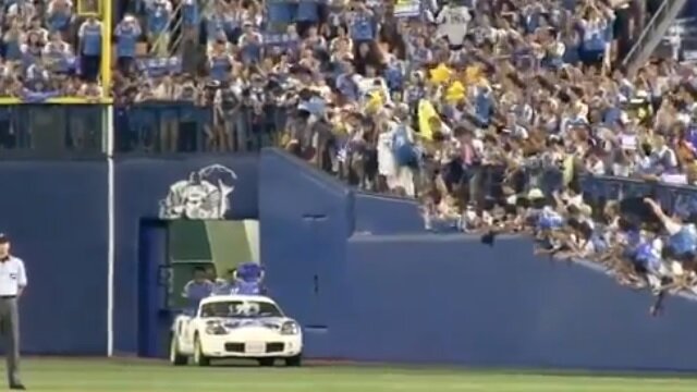 Closer in Japanese League Gets Driven to the Mound in a Sports Car