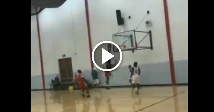 Dude Absolutely Posterizes Opponent After Alley-Oop Off the Backboard