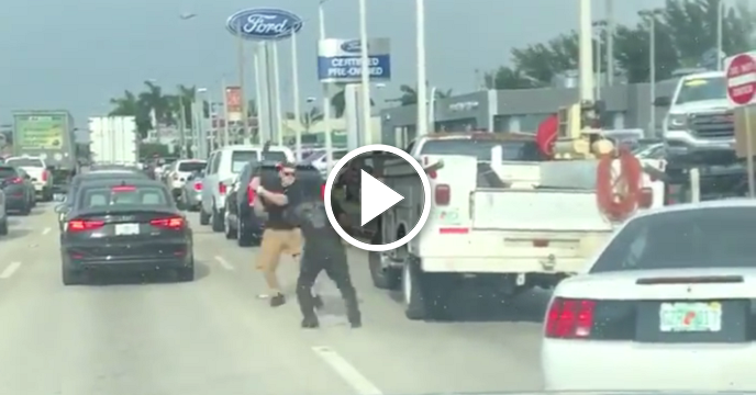 Dude Pulls Out Baseball Bat During Road Rage Fight — Hilariously Fails At Using It