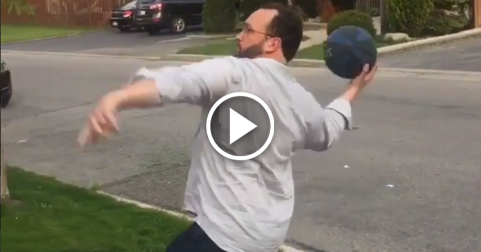 Trick Shot Specialist Dad Drains Long Range Bombs with Variety of Balls