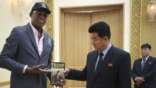 Dennis Rodman Returns Home From North Korea After Gifting President Donald Trump\'s Book To Leader