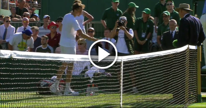 Daniil Medvedev Casually Tosses Coins at Chair Ump After Wimbledon Loss