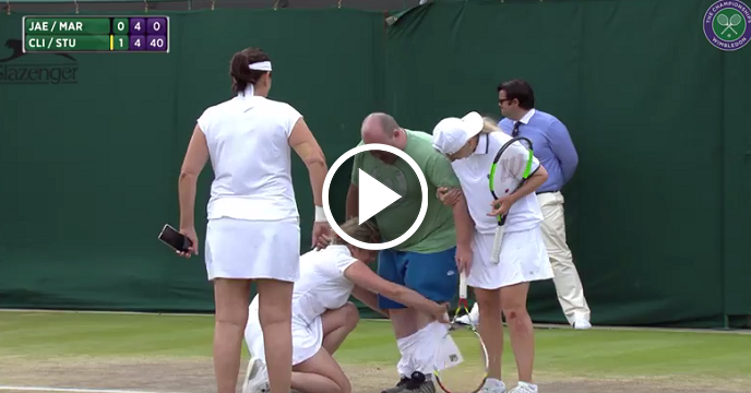 Kim Clijsters Hilariously Invites Heckling Wimbledon Fan On Court To Play In Skirt