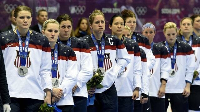 USA loses to Canada women's hockey