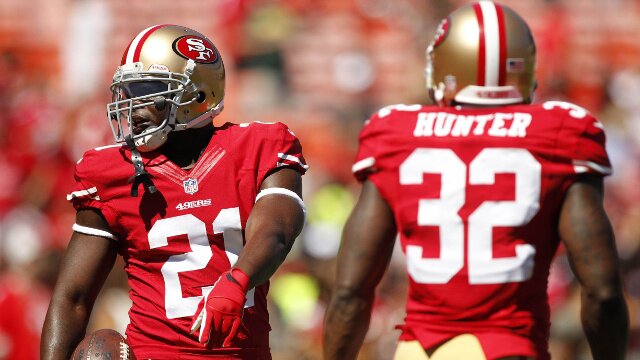 San Francisco 49ers RBs Frank Gore and Kendall Hunter
