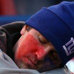 New York Giants Fan Asleep