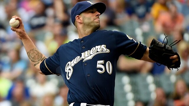 mike fiers milwaukee brewers pitcher sp