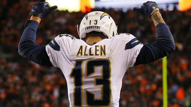 keenan allen san diego chargers wr wide receiver