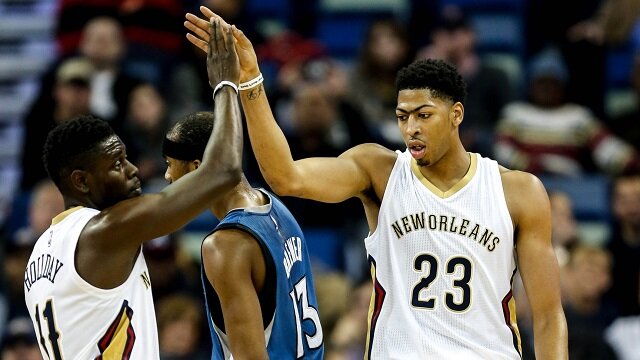 Anthony Davis Jrue Holiday New Orleans Pelicans