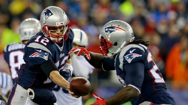 Tom Brady & LeGarrette Blount Patriots