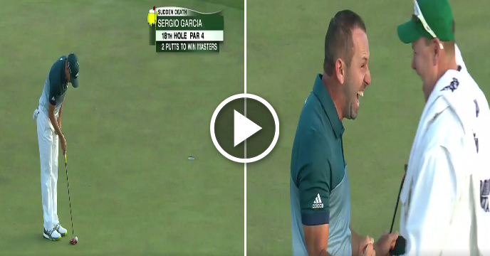 Sergio Garcia Finally Wins First Major With Clutch Putt During Masters Playoff