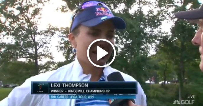 Lexi Thompson Earns Thrill of Victory After Skydiving at Kingsmill Championship