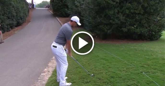Rory McIlroy Threads Incredible Recovery Shot Between Trees at PGA Championship