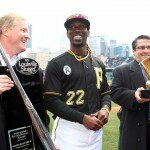 Neal Huntington, Andrew McCutchen Charles LeClaire-USA TODAY Sports