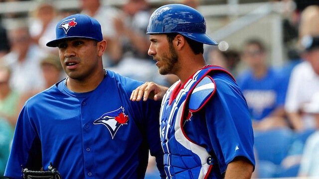 Ricky Romero and J.P. Arencibia