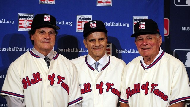 Joe Torre, Tony La Russa, and Bobby Cox