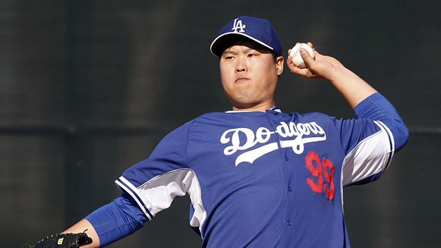 Los Angeles Dodgers Pitcher Hyun-Jin Ryu