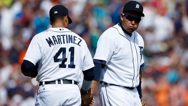 Victor Martinez and Miguel Cabrera Detroit Tigers