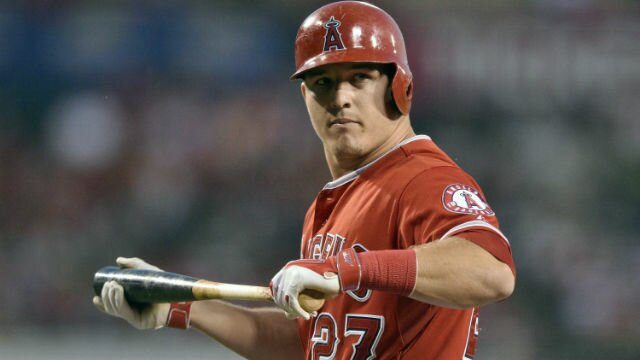 Mike Trout, Los Angeles Angels, Giancarlo Stanton