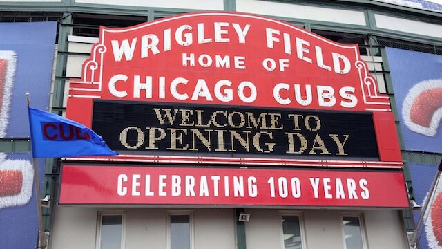 Wrigley Field Chicago Cubs Opening Day