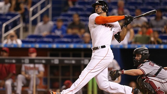 Watch Giancarlo Stanton Hit Home Run That Probably Still Hasn't Landed