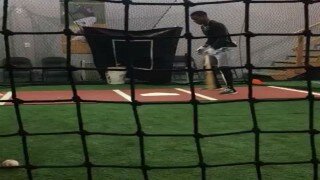  Watch Prospect Tim Anderson Crush Cell Phone In Batting Cage 