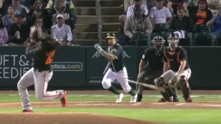  Giants' Johnny Cueto Gets Nailed In Head With Line Drive 